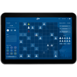 Tablet z aplikacją